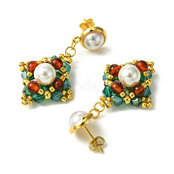 Aretes colgantes de cristal&nbsp;EJEW-MZ00321