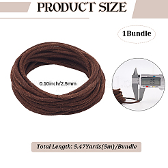 5 m DIY mattiertes Rindslederband&nbsp;OCOR-GF0004-97B-02