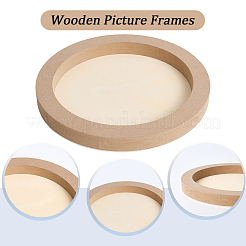 Bricolage enfants décoration en bois cadre photo en argile&nbsp;WOOD-WH20008-07D