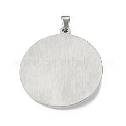 Pendentifs en acier inoxydable 304 anti-ternissement&nbsp;STAS-P321-03P