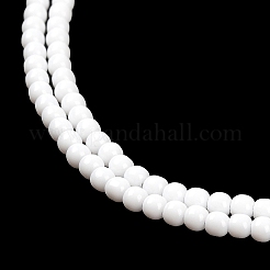 Chapelets de perles en verre imitation jade&nbsp;GLAA-K062-A01-08