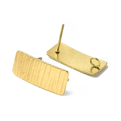 Placcatura ionica (ip) 304 acciaio inossidabile orecchini a perno&nbsp;STAS-B034-08G