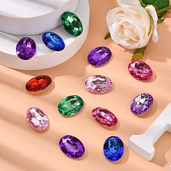 Nachahmung taiwan Acryl Strass Cabochons&nbsp;GACR-A007-18x25mm-M