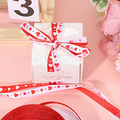 2 rollo de cinta de poliéster con estampado de corazones de 2 colores&nbsp;OCOR-CA0001-34