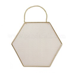 Espositore per orecchini con montaggio a parete a forma di griglia di ferro&nbsp;ODIS-P010-05G