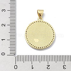 Messing micro pave klare zirkonia anhänger&nbsp;KK-A221-28B-G