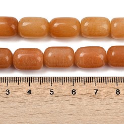 Natürlichen roten Aventurin Perlen Stränge&nbsp;G-U018-A02-01