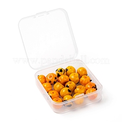 20 stücke 2 stil herbst thema handgefertigte Bunte Malerei perlen&nbsp;LAMP-LS0001-02