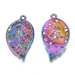 Pendentifs en alliage de couleur arc-en-ciel&nbsp;PALLOY-N156-188-NR