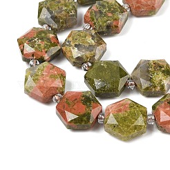 Natur Unakit Perlen Stränge&nbsp;G-G144-A01-01