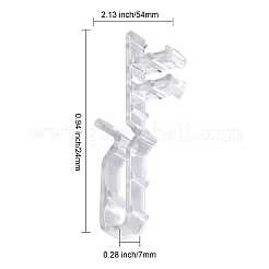 20 pince de recouvrement de rideau en plastique&nbsp;FIND-GF0001-56