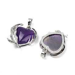 Pendentifs en améthyste naturelle&nbsp;G-Q025-01P-04