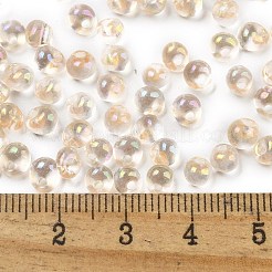 6/0 Innenfarben Fransen Glas Saatperlen Perlen&nbsp;SEED-A034-03H