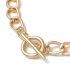 3 pulsera de cadena trenzada de aluminio con temática oceánica en 3 colores para mujer&nbsp;BJEW-JB11650