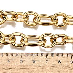 Halskette mit Rolokette aus 304 Edelstahl&nbsp;BJEW-L399-03G