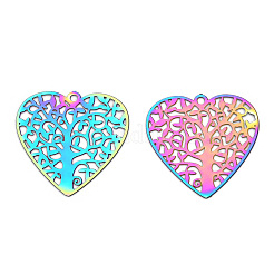 201 pendentifs en filigrane d'acier inoxydable&nbsp;STAS-TAC0018-11