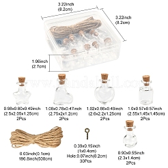 DIY-Set zur Herstellung von Deko-Anhängern mit Wunschflasche&nbsp;DIY-FS0004-97