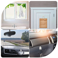 20 gancho autoadhesivo de plástico ABS para reposacabezas de coche.&nbsp;FIND-CP0002-50C