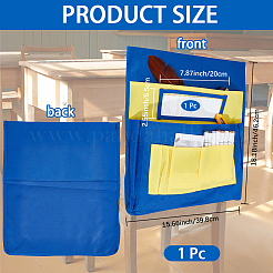 Hängeorganizer aus Polyester für die Stuhllehne im Klassenzimmer&nbsp;AJEW-WH20017-46A