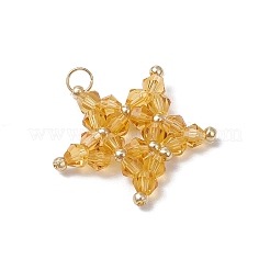 Colgantes de estrella de cristal austriaco de imitación hechos a mano&nbsp;PALLOY-MZ00622