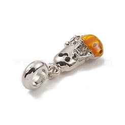 Legierung Emaille europäische baumeln Charms&nbsp;PALLOY-I218-23AS