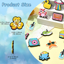 60 Stück PVC-Cabochons in 30 Stilen&nbsp;KY-CJ0002-09A