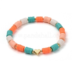 Set di bracciali fatti a mano con perline in argilla polimerica&nbsp;BJEW-TA00043-01