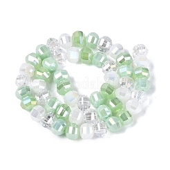 Fili di perline di vetro galvanizzate in stili misti&nbsp;EGLA-N022-14A-A08