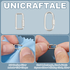 925 moschettone con chiusura in argento sterling&nbsp;STER-UN0001-36