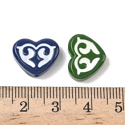 Perles de verre teintées et cuites au four&nbsp;LAMP-D004-02