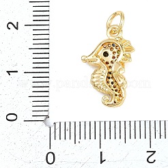 Colgante micropavé cubic zirconia de latón&nbsp;KK-H273-25G