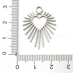 201 Edelstahlanhänger&nbsp;STAS-I332-12P
