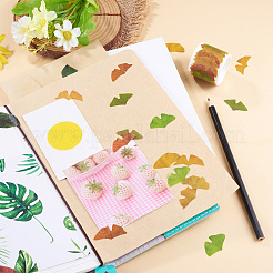 Herbstblatt-Papierklebebandaufkleber für die Kartenherstellung&nbsp;DIY-TAC0032-23F
