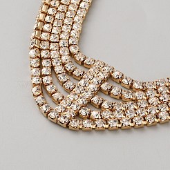 Diadema elástica de hierro con rhinestone&nbsp;OHAR-WH0034-26A