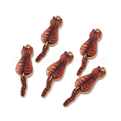 Crémaillère placage pendentifs en émail d'alliage&nbsp;ENAM-K050-01G