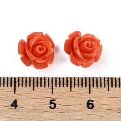 Perles sculptées en corail synthétique&nbsp;CORA-M001-07P