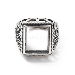 Blume 925 Sterling Silber verstellbare Ringkomponenten&nbsp;STER-C011-11AS