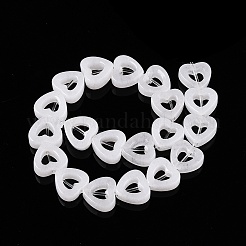 Natürliche weiße Jade perlen Stränge&nbsp;G-N342-96