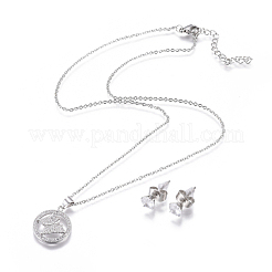 Set di gioielli in acciaio inossidabile 304&nbsp;SJEW-F214-06