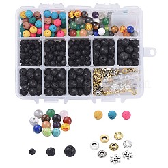 Kit per la creazione di braccialetti elastici chakra fai da te&nbsp;DIY-JP0005-63G