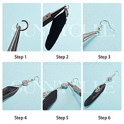 Fabrication de boucles d'oreilles DIY&nbsp;DIY-SC0008-75