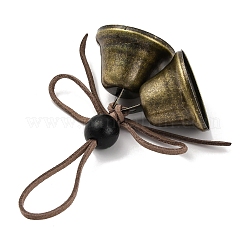 Ornements suspendus en forme de cloche en fer pour Halloween&nbsp;HJEW-JM02433