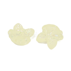 Smerigliato perline acriliche trasparenti&nbsp;X1-OACR-P029-18B-03