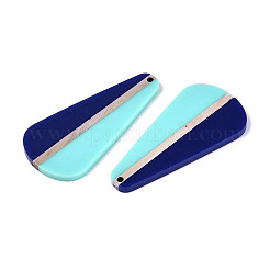 Colgantes de resina opaca y madera&nbsp;RESI-T057-67A