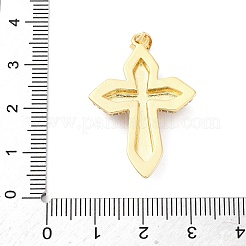 Ottone micro spianare pendenti zirconi&nbsp;KK-S510-14G