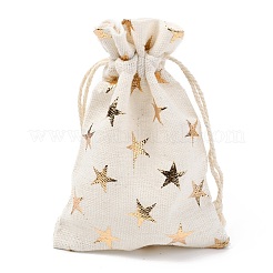 Stoffbeutel aus Baumwollstoff mit Weihnachtsmotiv&nbsp;ABAG-H104-B01