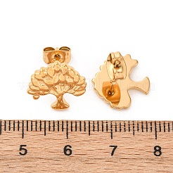 Ohrstecker aus 304 Edelstahl&nbsp;EJEW-Z118-05G