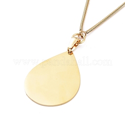 Collane a doppio strato in acciaio inossidabile 304&nbsp;NJEW-M181-23G