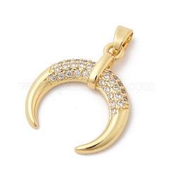 Colgante micropavé cubic zirconia de latón&nbsp;ZIRC-I069-02G-03