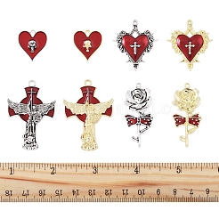16 Stück 8 Arten Legierung Emaille Anhänger&nbsp;FIND-FS0003-88